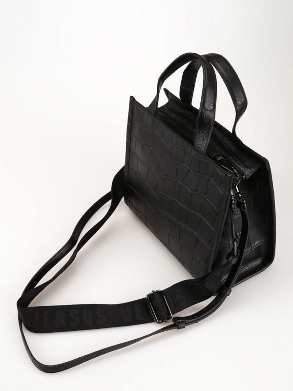 iKRIX Versus Versace: totes bags - Lion Head printed leather tote