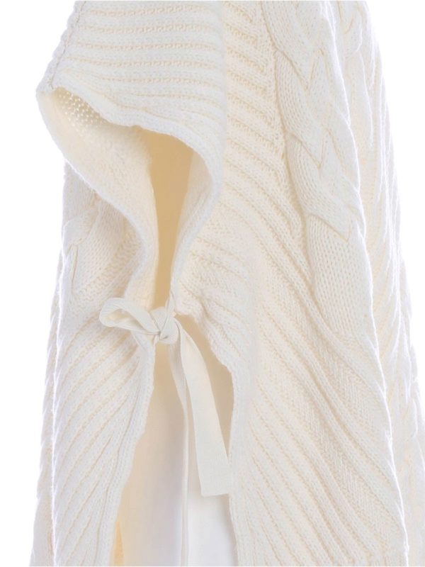 iKRIX Vivetta: ケープ＆ポンチョ - ケープ/ポンチョ - 白