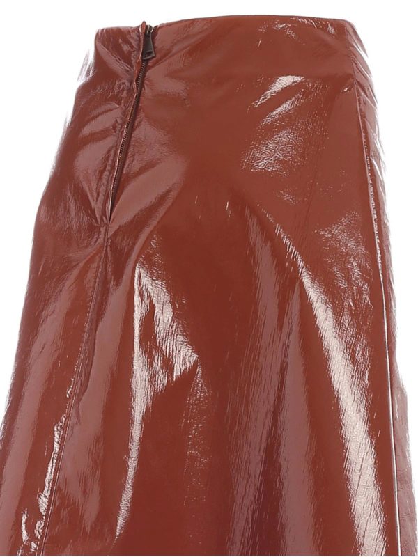 iKRIX Vivetta: leather skirts - Pleated skirt