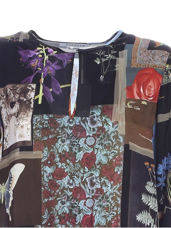 iKRIX Vivetta: abiti lunghi - Abito a balze stampato multicolor