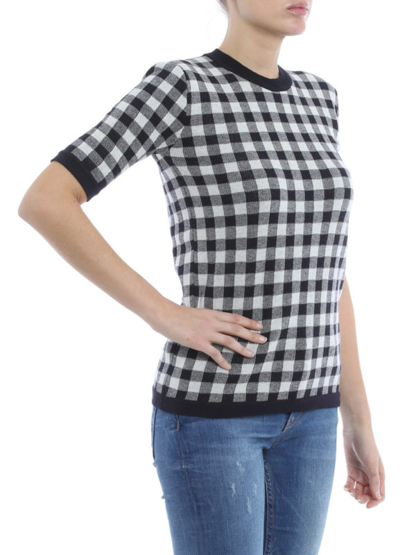 iKRIX Vivetta: t-shirts - Emilia checked T-shirt