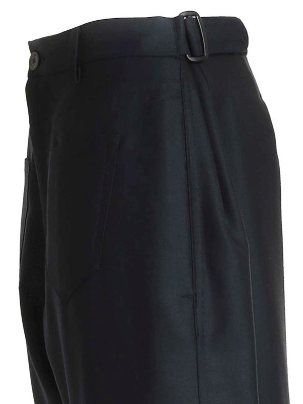 iKRIX VIVIENNE WESTWOOD: pantaloni casual - Pantalone Back Slit verde scuro