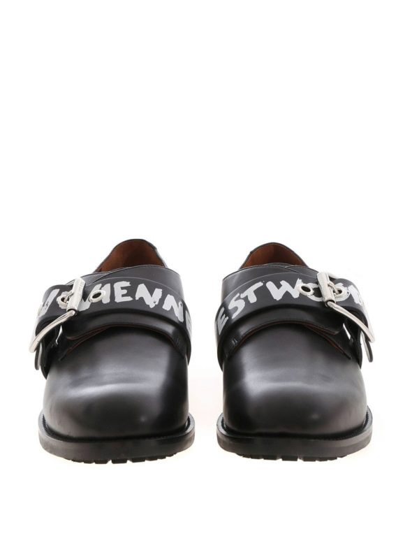 iKRIX VIVIENNE WESTWOOD: Mocassini e slippers - Monk strap con stampa graffito