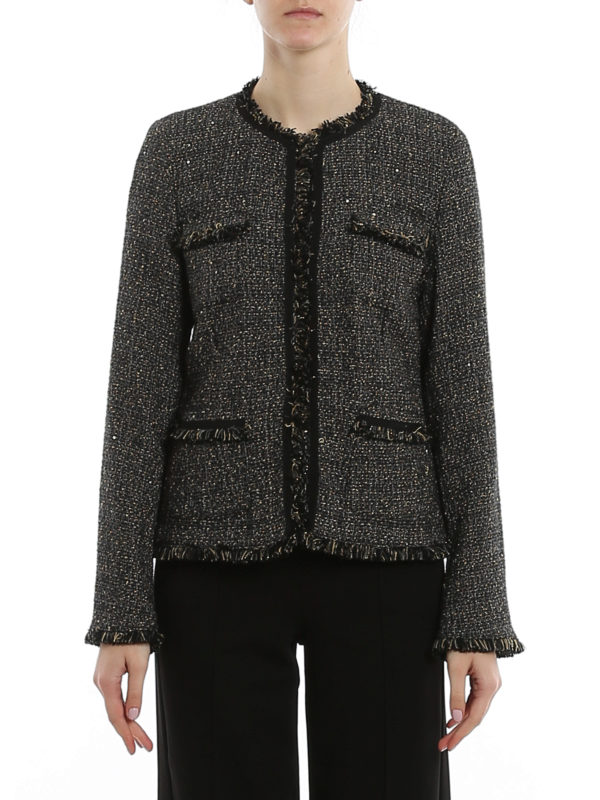 iKRIX WEEKEND MAX MARA: casual jackets - Street basketweave jacket