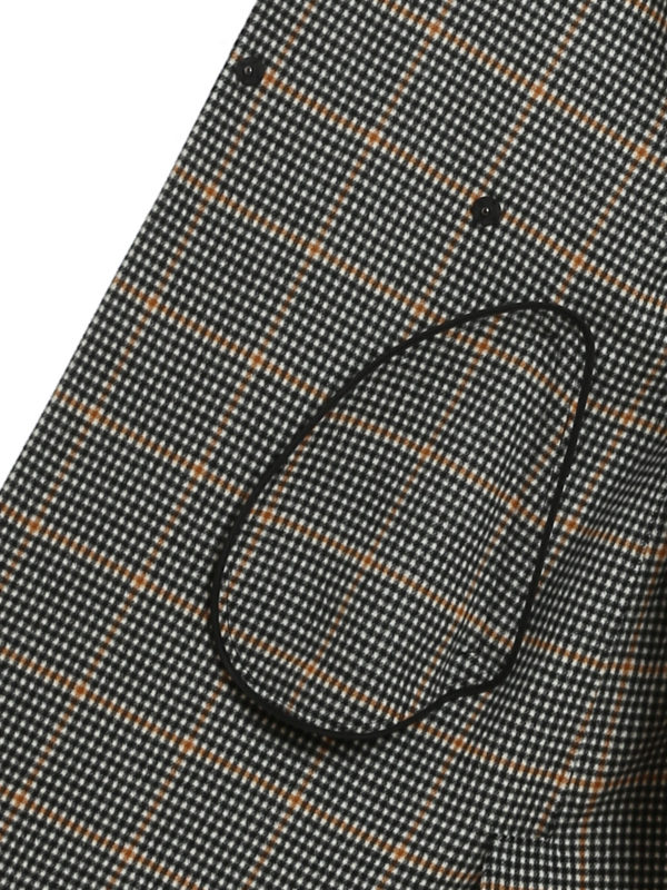 iKRIX WEEKEND MAX MARA: long coats - Aldo check pattern wool blend coat