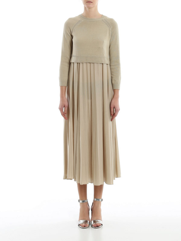 iKRIX WEEKEND MAX MARA: Maxikleider - Maxikleid - Beige
