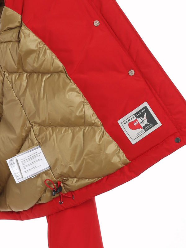 iKRIX WOOLRICH: Lange Daunenmäntel - Daunenmantel - Rot