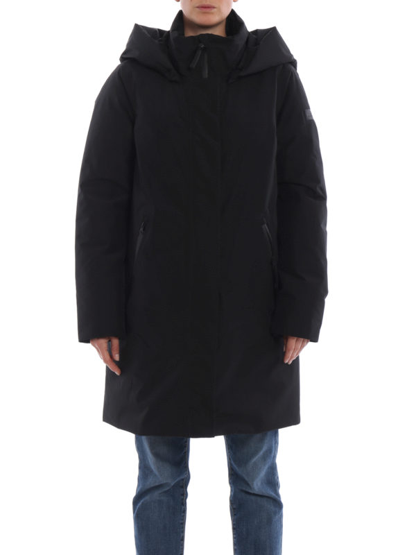 iKRIX WOOLRICH: padded coats - Marshall black Gore-tex padded coat