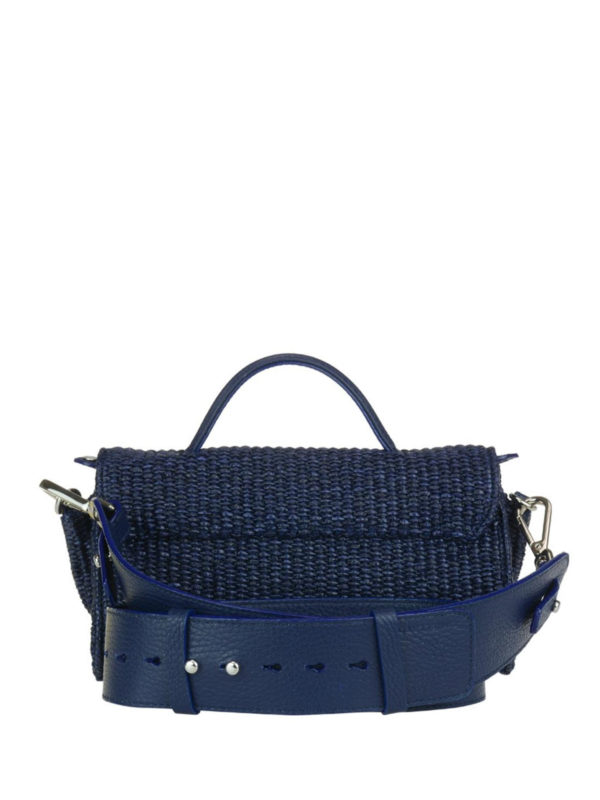 【ほぼ未使用】ZANELLATO / NINA BABY FIASCAIA Zanellato Nina Baby Fiascaia dark blue bag - Dark Blue|65864735