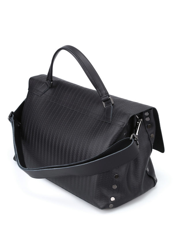iKRIX ZANELLATO: cross body bags - Black Postina M+ Cachemire Blandine
