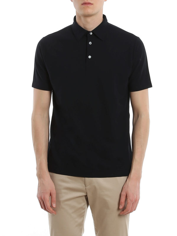 iKRIX ZANONE: polo shirts - Solid colour polo shirt