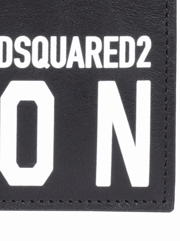 財布 - 黒 shop online: DSQUARED2