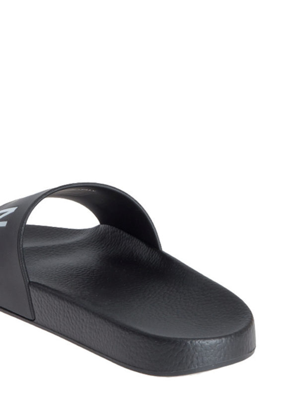 Icon rubber sliders shop online: DSQUARED2