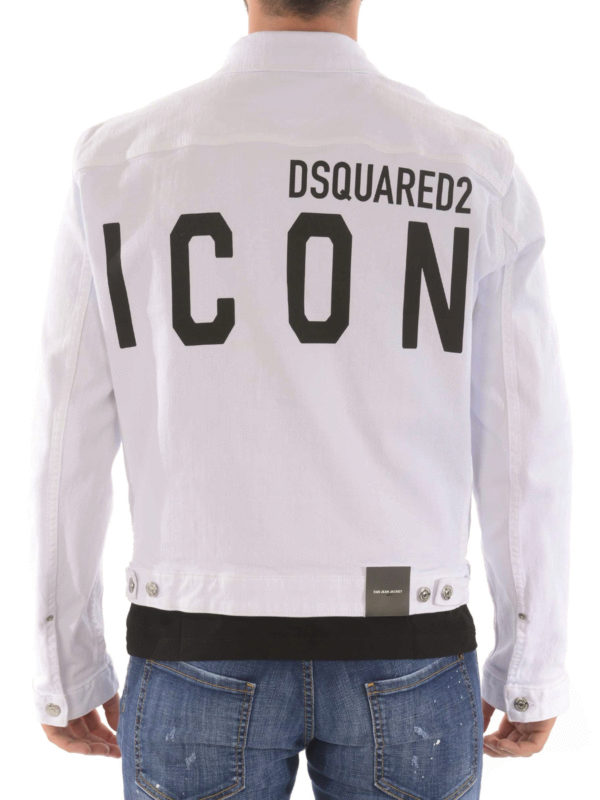 Jeansjacke - Weiß shop online: DSQUARED2