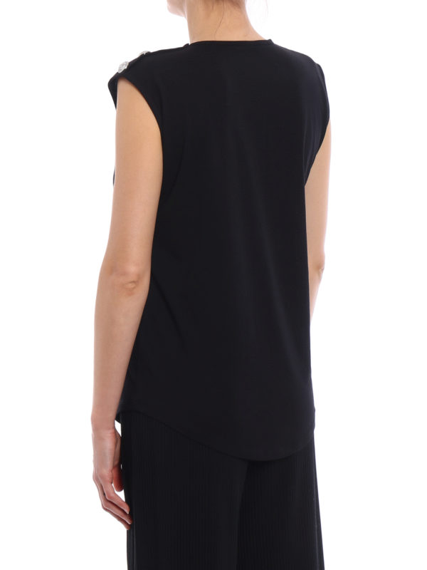 Top - Schwarz shop online: Balmain