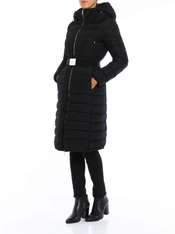 Moncler Imin long padded coat Black B2093498600057822999