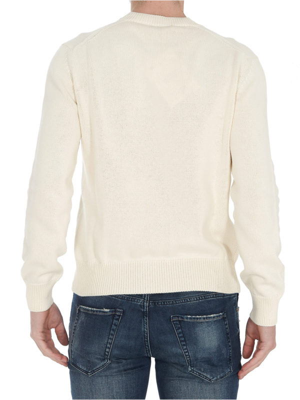 Suéter Cuello Redondo - Blanco shop online: ALEXANDER MCQUEEN