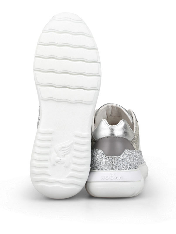 Interactive³ glittering sneakers shop online: HOGAN
