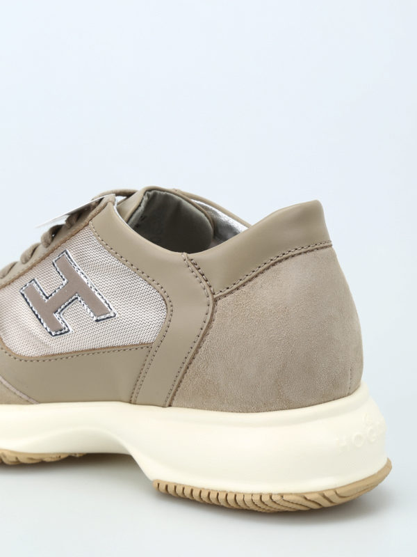 Interactive beige con H vellutata shop online: HOGAN