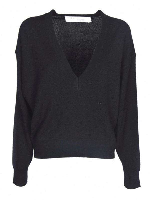Iro: v necks - Toritha sweater in black