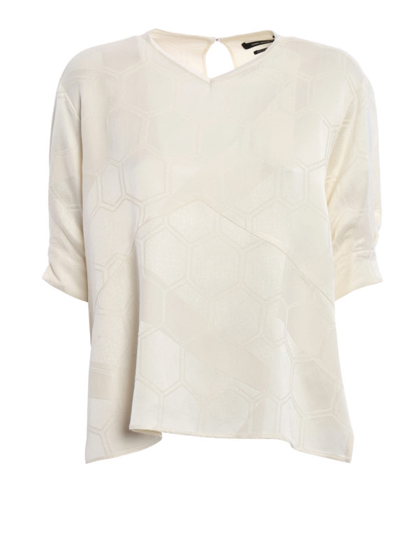 ISABEL MARANT: blouses - Randall honeycomb blouse