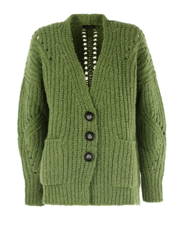 ISABEL MARANT: cardigans - Wool and alpaca over cardigan