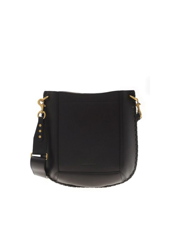 ISABEL MARANT: cross body bags - Porte Epaule Oskan New bag in black