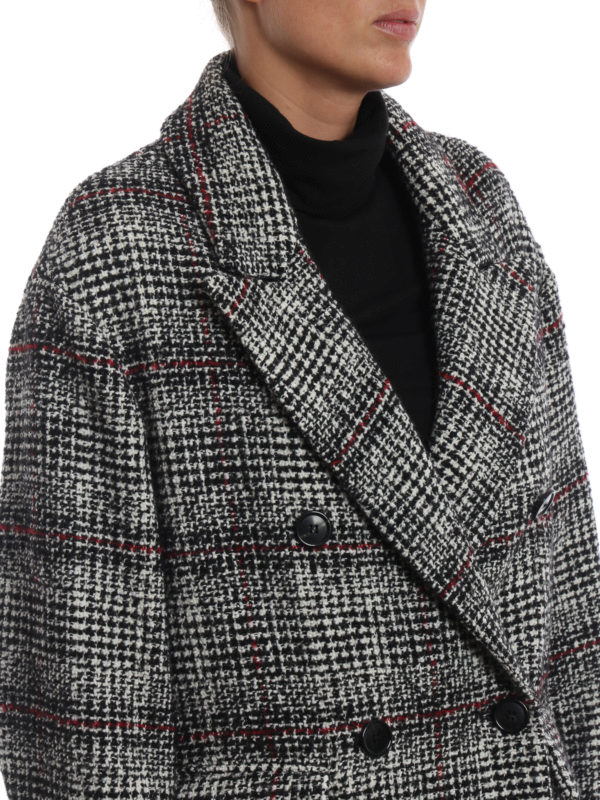 Isabel Marant Etoile buy online Cappotto doppiopetto Ebra over in tweed