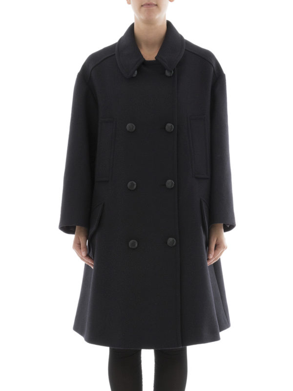 Isabel Marant Etoile: cappotti lunghi online - Cappotto doppiopetto Flicka