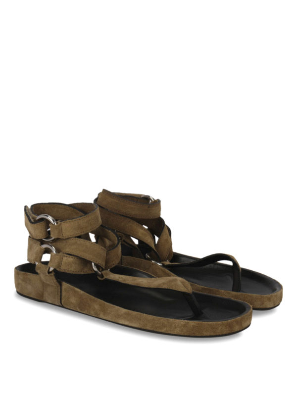 Isabel Marant Etoile: sandals online - Loatis suede sandals