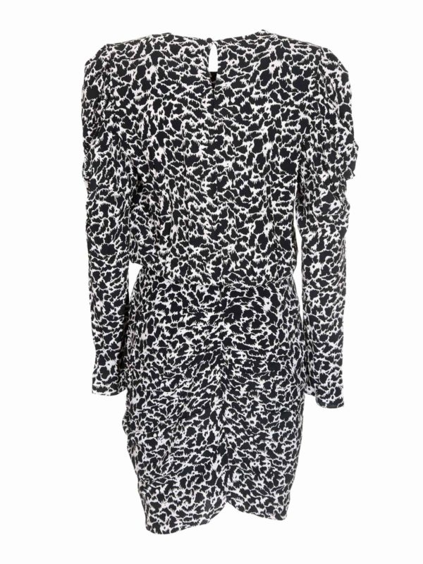 Isabel Marant Etoile: short dresses online - Selwn dress in black and white
