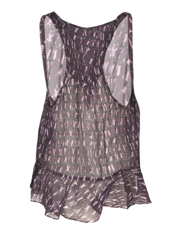 Isabel Marant Etoile: tops & shirts online - Slimea flared top in Faded Night color