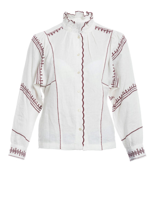 Isabel Marant Etoile: シャツ - シャツ Delphine - 白