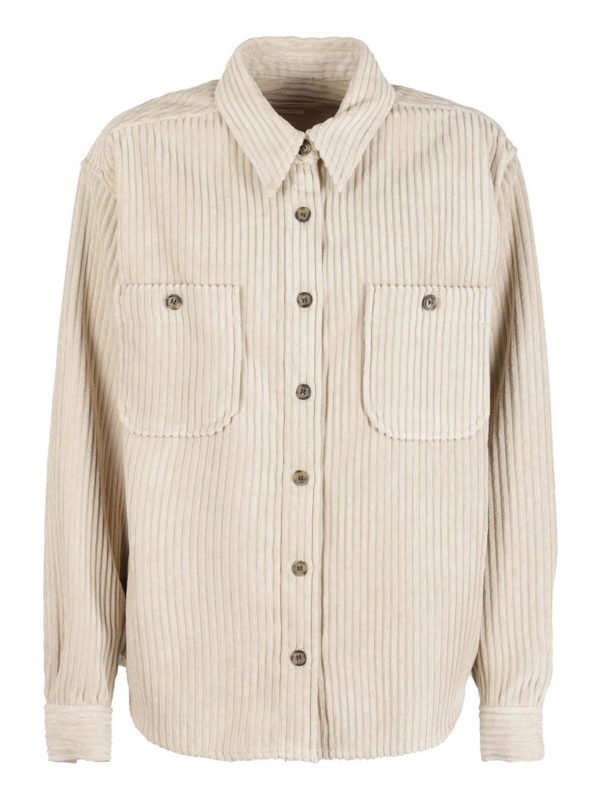Isabel Marant Etoile: Hemden - Hemd - Hellbeige