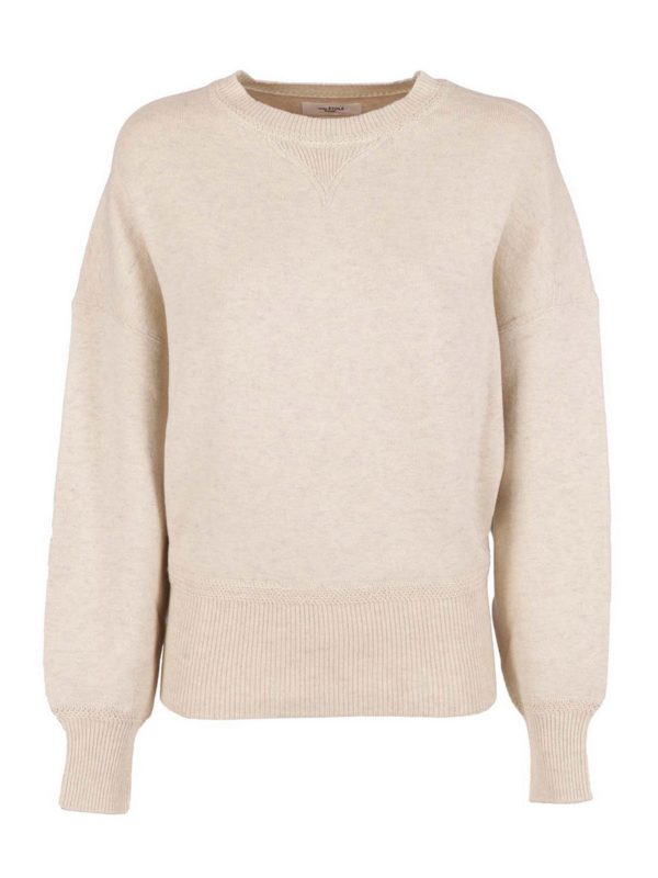 Isabel Marant Etoile: Sweatshirts und Pullover - Sweatshirt - Hellgrau