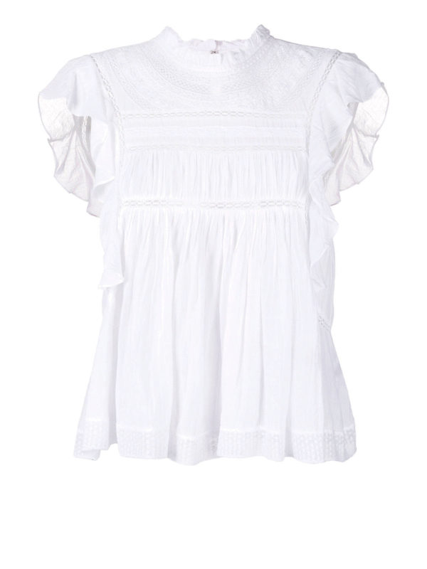 Isabel Marant Etoile: Tops y camisetas sin mangas - Top - Vivia