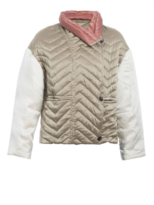ISABEL MARANT: padded jackets - Hector satin jacket