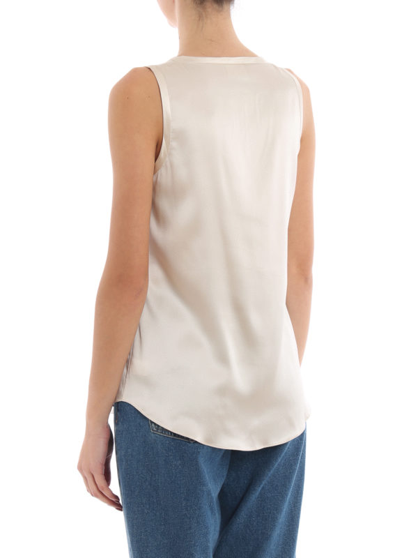 Top - Beige Clair shop online: BRUNELLO CUCINELLI