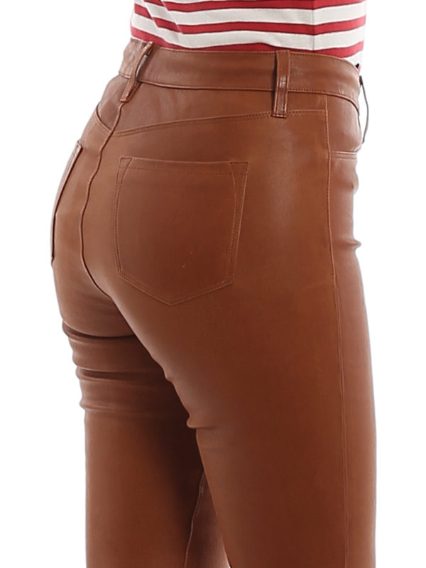 J BRAND buy online Lederhose - Braun