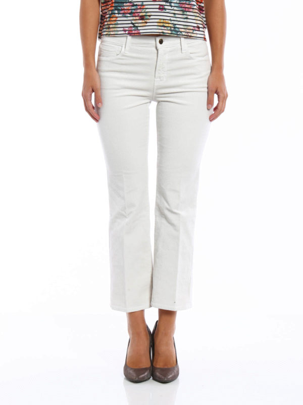 J BRAND: Bootcut online - Bootcut Selena Bootcut - Weiß