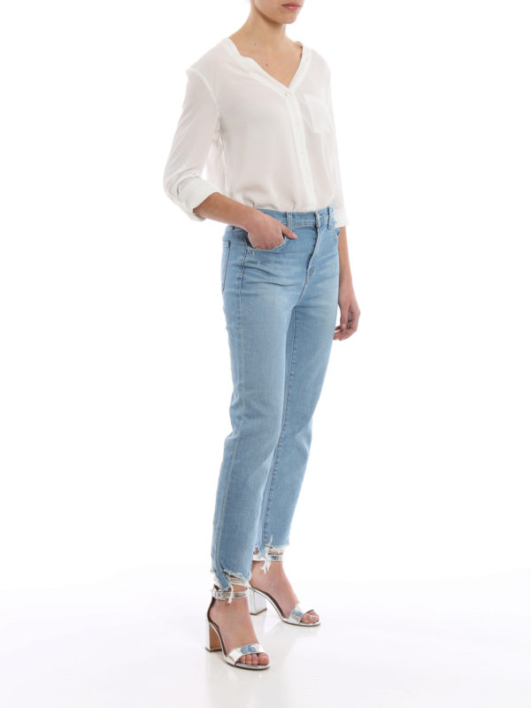 J BRAND: skinny jeans online - Ruby crop cigarette jeans