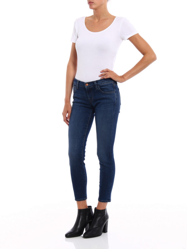 J BRAND: skinny jeans online - Super stretch denim skinny jeans