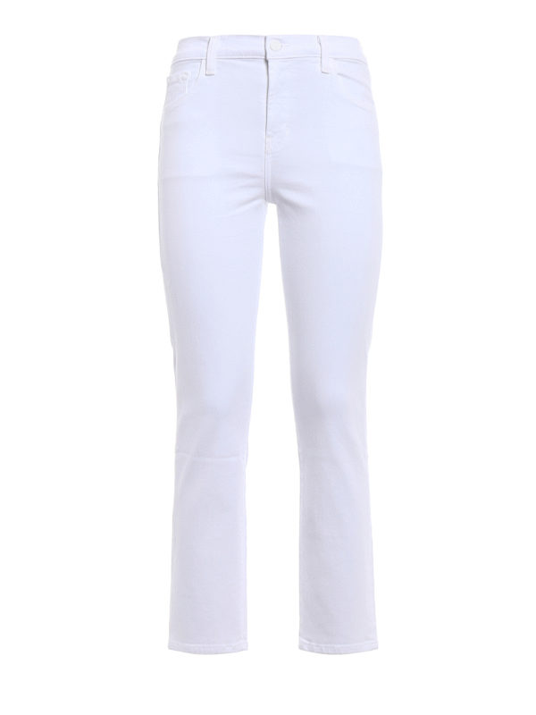 J BRAND: straight leg jeans - Ruby white jeans