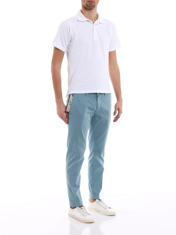 JACOB COHEN: Pantalones casual online - Pantalón Casual - Azul Claro