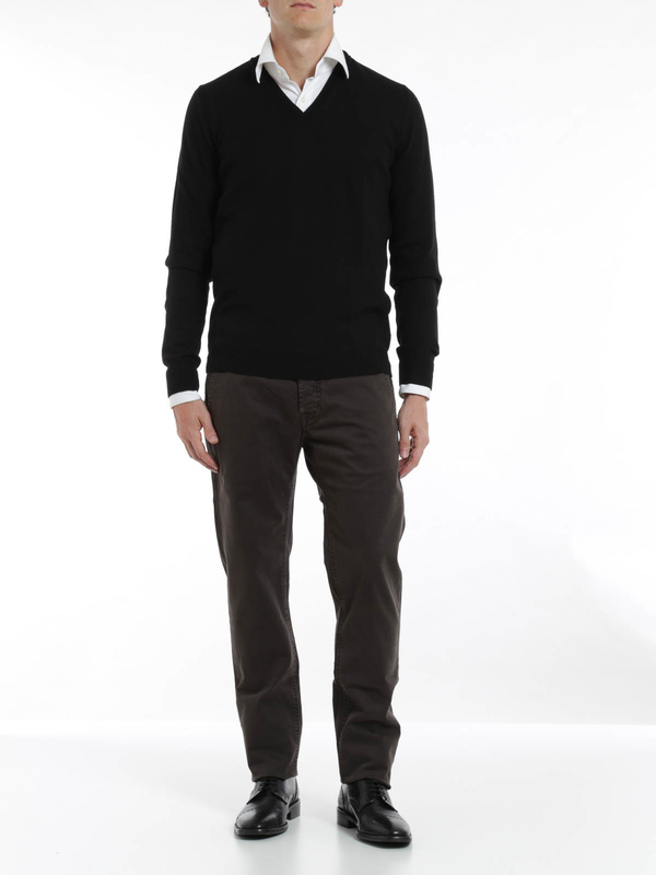 JACOB COHEN: skinny jeans online - Patterned moleskin jeans