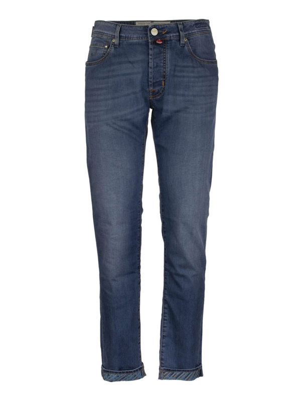 JACOB COHEN: skinny jeans - Five pocket stretch denim Style 688 jeans