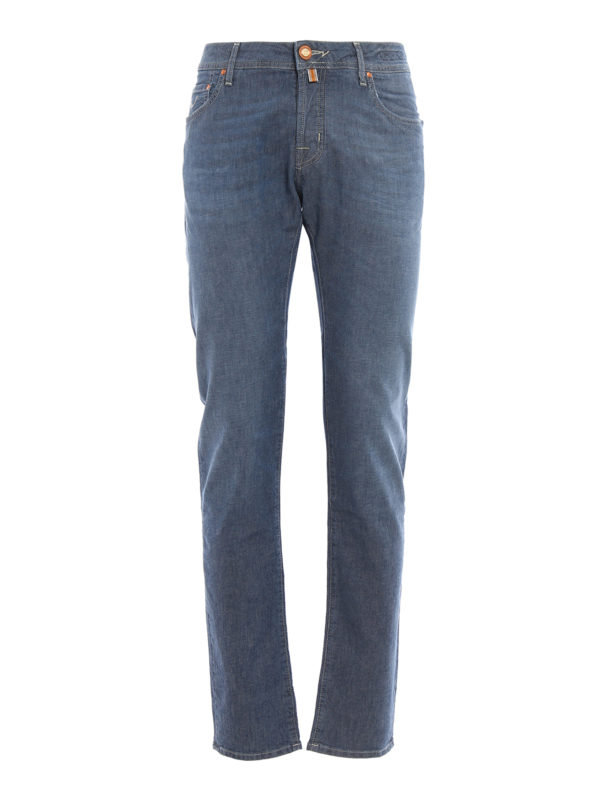 JACOB COHEN: Jeans Rectos - Vaqueros Rectos - Lavado Claro