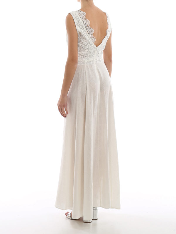 Maxikleid - Weiß shop online: ERMANNO SCERVINO
