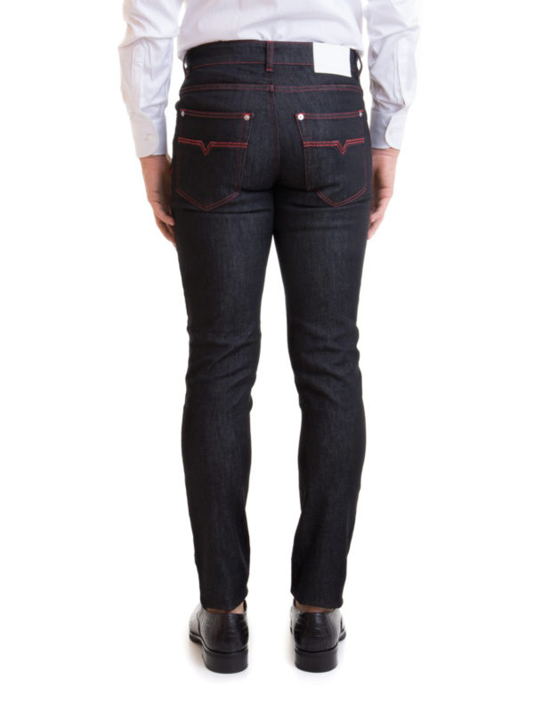 ストレートジーンズ - ダークウォッシュ shop online: VERSACE COLLECTION