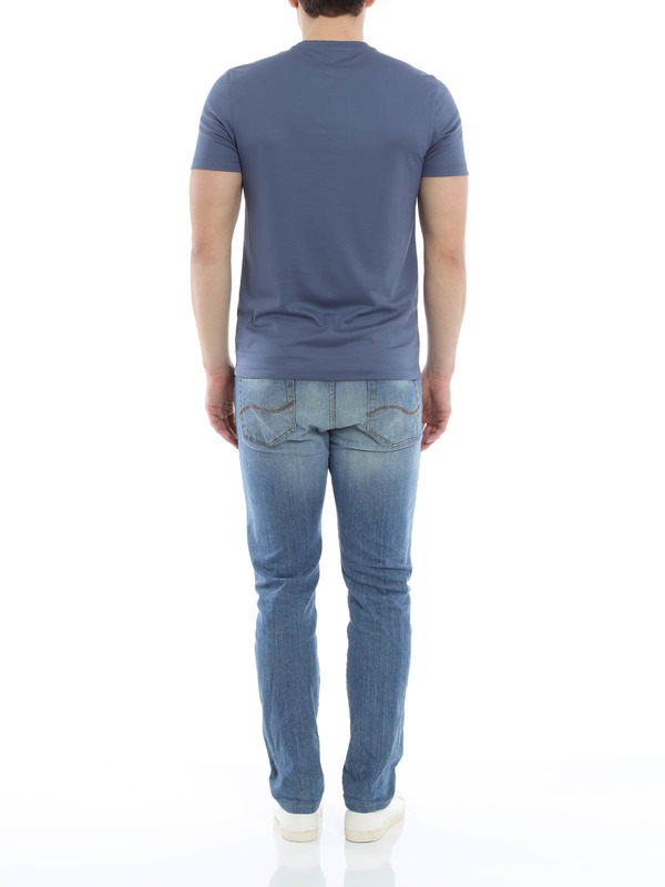 T-Shirt Fur Herren - Hellblau shop online: MICHAEL KORS